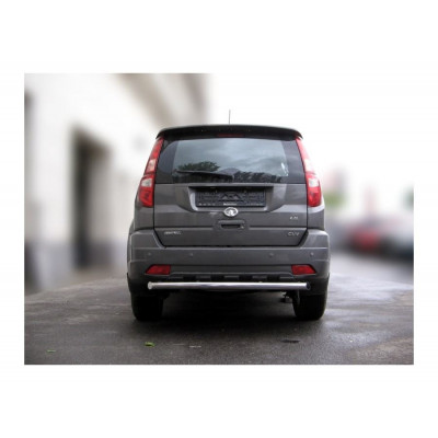 Защита задняя одинарная d60 (скосы) Great Wall Hover 3 2010